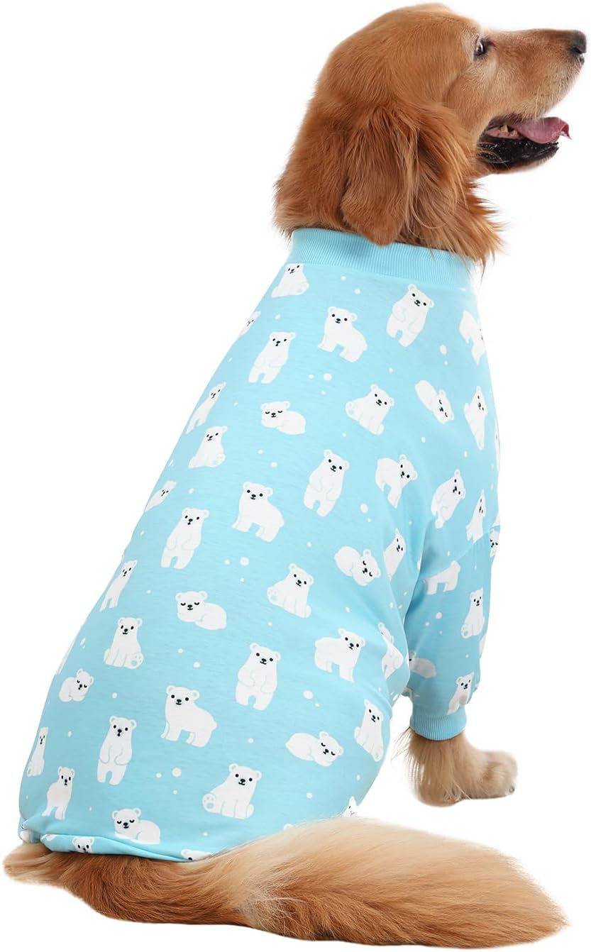 Dog Pajamas One Piece Light Comfy Pjs Pet Costume M-3XL Sleepy PB XL