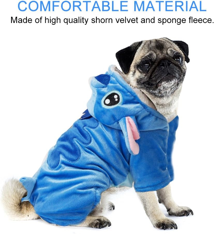 Dog Costumes for Halloween, Funny Cartoon Pet Outfit for Christmas